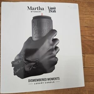 Liquid Death x Martha Stewart Candle
